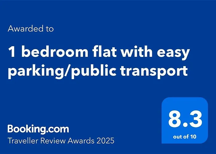 1 Bedroom Flat With Easy Parking/Public Transport